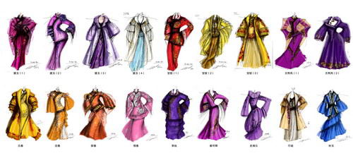 明星版舞臺劇《紅樓夢》演員服裝-十二釵